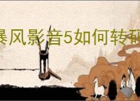 暴风影音5如何转码