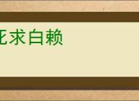 死求白赖