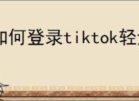 如何登录tiktok轻量版网页版