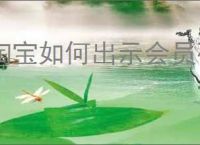 淘宝如何出示会员码