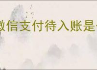 微信支付待入账是什么意思