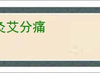 灸艾分痛