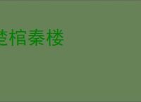 楚棺秦楼