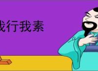 我行我素