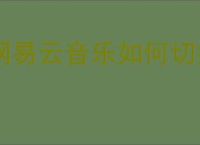 网易云音乐如何切换状态