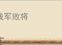 残军败将