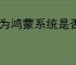 华为鸿蒙系统是否支持荣耀