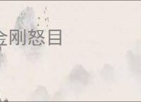 金刚怒目