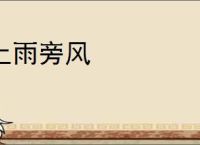 上雨旁风