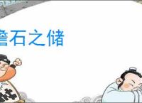 儋石之储