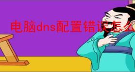 电脑dns配置错误怎么修复
