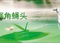 蜗角蝇头