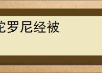 陀罗尼经被