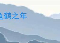 龟鹤之年