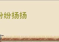 纷纷扬扬