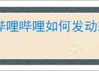 哔哩哔哩如何发动态