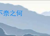 不奈之何