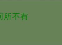 何所不有