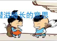 潜滋暗长的意思