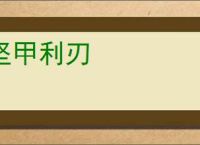 坚甲利刃