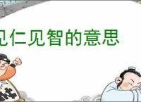 见仁见智的意思
