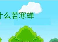 什么若寒蝉