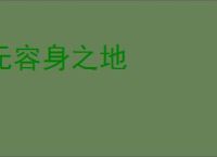 无容身之地