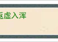 返虚入浑