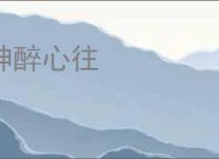 神醉心往