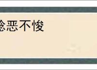 稔恶不悛