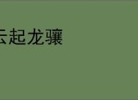 云起龙骧