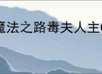 魔法之路毒夫人主C怎么玩,魔法之路毒夫人主C阵容搭配推荐