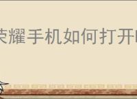 荣耀手机如何打开hicar