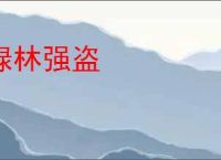绿林强盗