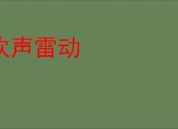 欢声雷动