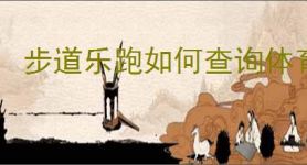 步道乐跑如何查询体育成绩