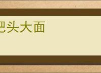 肥头大面
