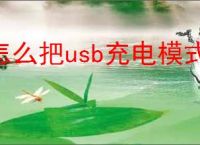 怎么把usb充电模式改为传输文件