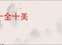 十全十美