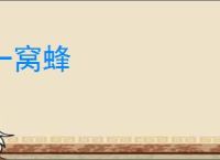 一窝蜂
