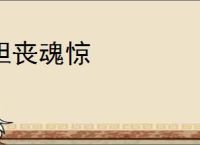 胆丧魂惊