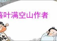 落叶满空山作者