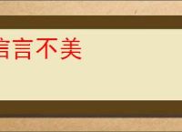 信言不美