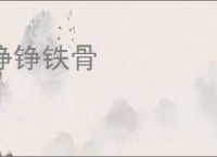 铮铮铁骨