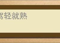 驾轻就熟