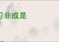 习非成是