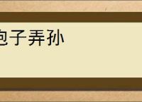 抱子弄孙