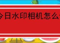 今日水印相机怎么修改水印内容