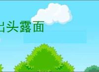 出头露面