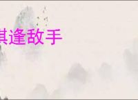 棋逢敌手